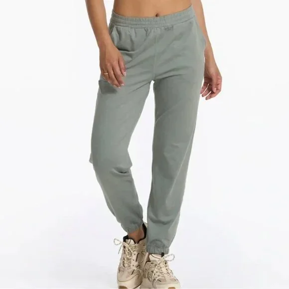 Vuori Boyfriend Sweatpant Joggers Pockets Laurel Heather Green Women's Size S - Picture 1 of 9